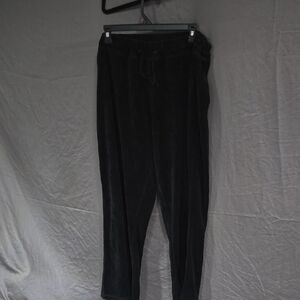 Onque Casuals Black Knit Sweatpants